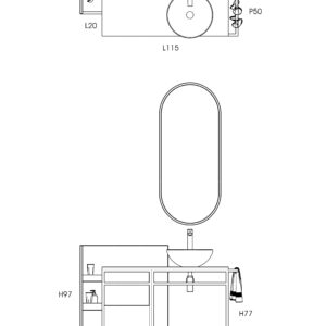 SE mobile da bagno arkal